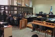 Juzgado de Mayor Riesgo B inició primera declaración de supuestos integrantes de la banda Los Mexicanos. Foto La Hora: Sergio Osegueda