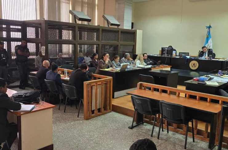 Juzgado de Mayor Riesgo B inició primera declaración de supuestos integrantes de la banda Los Mexicanos. Foto La Hora: Sergio Osegueda