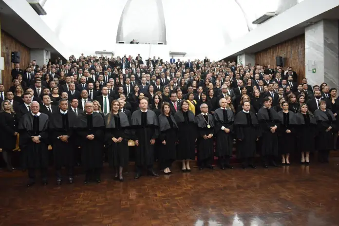 magistrados oj Los magistrados electos para Salas de Apelaciones fueron juramentados el pasado 13 octubre de 2024, designados para un periodo de 5 años. Foto La Hora: Daniel Ramírez