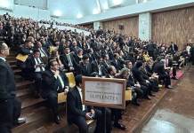 El 13 de octubre de 2024 fueron juramentados los magistrados suplentes de Salas de Apelaciones, de donde ahora se eligieron nuevos integrantes para las nuevas salas. Foto La Hora: Daniel Ramírez