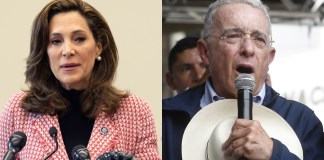 La congresista republicana de Estados Unidos, María Elvira Salazar, habló de la condena contra el expresidente colombiano, Alvaro Uribe. Foto La Hora: EFE