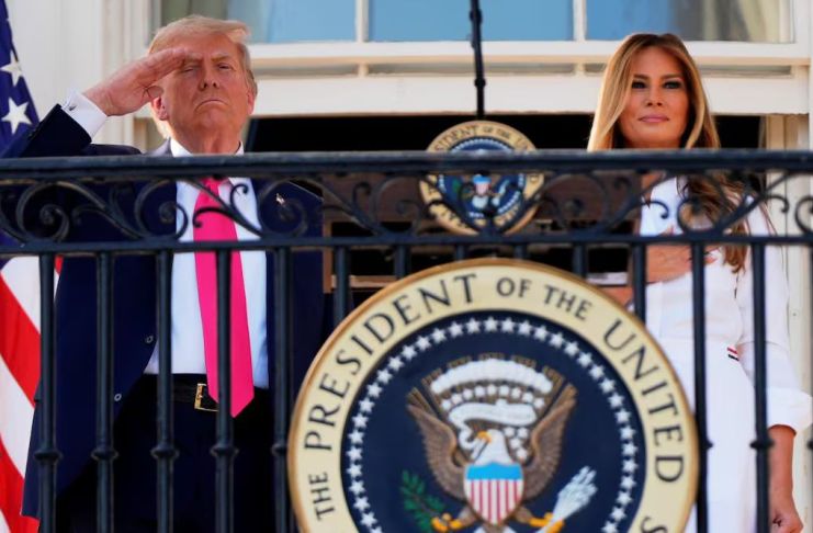 Donald Trump y Melania Trump