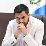 El diputado Jairo Orellana responde por el sorteo de boletos para el partido de la selección de fútbol del 4 de septiembre. Foto: La Hora / José Orozco