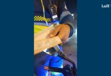 Un hombre discutió contra un agente de la Policía Municipal de Tránsito (PMT), asegurando que era "influencer". Foto La Hora: RRSS