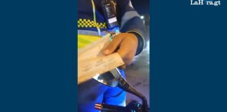 Un hombre discutió contra un agente de la Policía Municipal de Tránsito (PMT), asegurando que era "influencer". Foto La Hora: RRSS