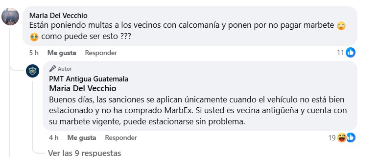 PMT de Antigua sorprende a conductor llevándose un cepo; usuarios reaccionan