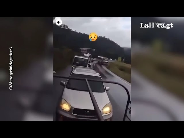 VIDEO: Piloto no espera en la fila, una persona fallece y 25 pasajeros resultan heridos en Huehuetenango