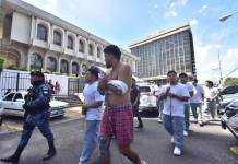 Reos amotinados en Gaviotas fueron trasladados a Pavoncito. Foto La Hora: Daniel Ramírez