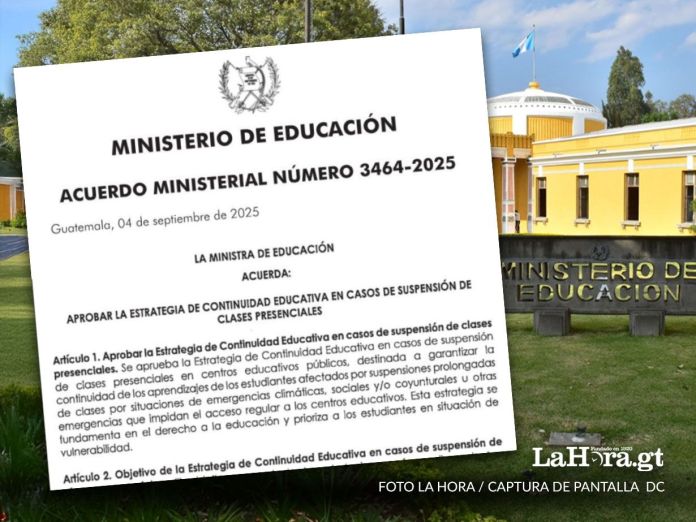 Mineduc da inicio a estrategia de recuperación de clases con tutores tras protestas del STEG de Joviel Acevedo.