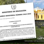 Mineduc da inicio a estrategia de recuperación de clases con tutores tras protestas del STEG de Joviel Acevedo.