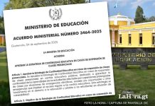 Mineduc da inicio a estrategia de recuperación de clases con tutores tras protestas del STEG de Joviel Acevedo.