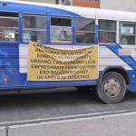 Buses en Mixco solicita apoyo económico por servicio gratuito a personas de la tercera edad y seguridad.