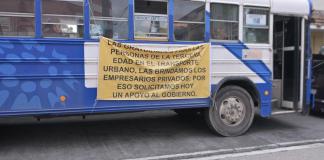 Buses en Mixco solicita apoyo económico por servicio gratuito a personas de la tercera edad y seguridad.