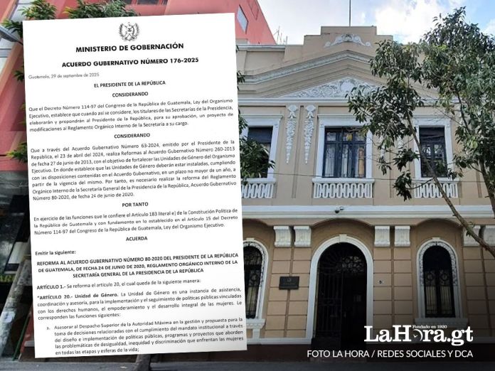 Reforma al reglamento de la Secretaría General de la Presidencia otorga nuevas funciones a Unidad de Género.