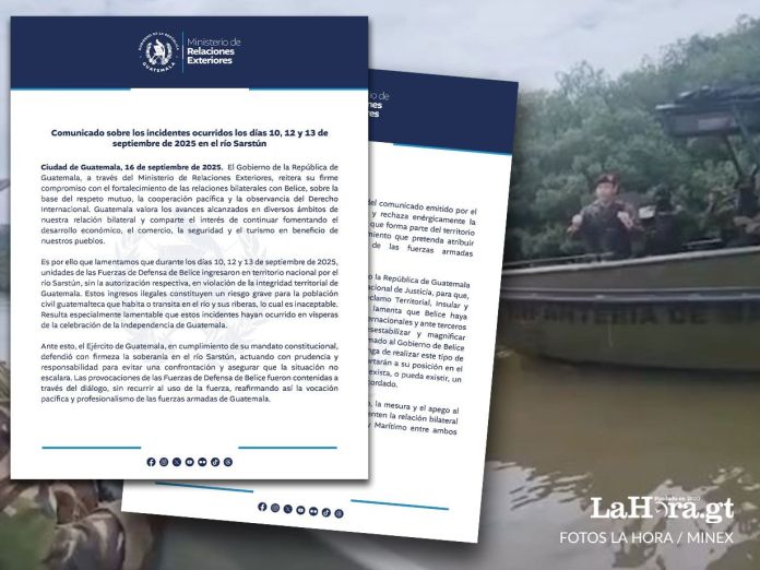 Tensión entre Belice y Guatemala: Isla de Sarstún es parte del territorio guatemalteco, afirma el Minex