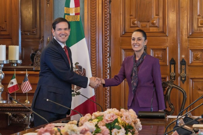 Rubio y Sheinbaum