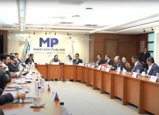 Propuestas del MP sobre pandillas llegan a Jefes de Bloque con respaldo de la oposición Los diputados de la oposición trasladaron las propuestas del Ministerio Público (MP) en contra de las pandillas. Foto La Hora: MP