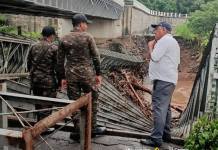 Lectores de La Hora expresan preocupación por puente Bailey: CIV analiza quitarlo y nueva estructura en km 145, Pajapita El Ministerio de Comunicaciones informó que se analizará la construcción de un nuevo puente en Pajapita, San Marcos. Foto La Hora: Ministerio de la Defensa