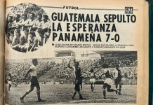 Durante la eliminatoria al Mundial 1978, Guatemala arrebató 7-0 la esperanza mundialista de Panamá en el Estadio Nacional. Foto La Hora: El Gráfico