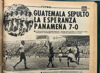 En 1976, Guatemala arrebató 7-0 la esperanza mundialista a Panamá Durante la eliminatoria al Mundial 1978, Guatemala arrebató 7-0 la esperanza mundialista de Panamá en el Estadio Nacional. Foto La Hora: El Gráfico