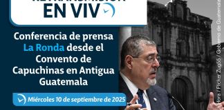 Retransmisión: Conferencia de prensa La Ronda desde el Convento de Capuchinas en Antigua Guatemala.