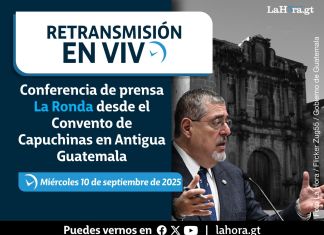 Retransmisión: Conferencia de prensa La Ronda desde el Convento de Capuchinas en Antigua Guatemala.