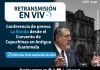 Retransmisión: Conferencia de prensa La Ronda desde el Convento de Capuchinas en Antigua Guatemala.