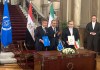 Irán y el Organismo Internacional de la Energía Atómica (OIEA) firmaron acuerdo de cooperación nuclear. Foto La Hora: EFE