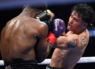 Lester Martínez vs. Cristian Mbilli la revancha: Consejo Mundial de Boxeo anuncia segunda pelea. Foto La Hora: AP.