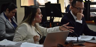 Victoria Gobern, defensa de Bonilla en repetidas ocasiones, intenta atrasar audiencia por Caso Melisa Palacios