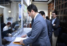 Abogados accionan ante la CC contra nombramiento de magistrados para nuevas Salas de Corte de Apelaciones. Foto La Hora: Daniel Ramírez