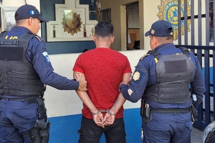 Presunto pandillero del barrio 18 alias 
