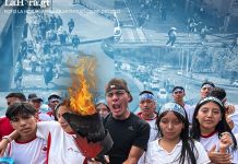 Recorrido de antorchas de este 12 de septiembre. Arte La Hora: Francisco Altán