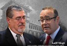 Arévalo sobre Giammattei: «Desearle una pronta recuperación, otro tipo de consideraciones sería inadecuado» Bernardo Arévalo y Alejandro Giammattei