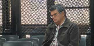El Tribunal Cuarto de Sentencia Penal conoció la declaración del último perito propuesto dentro del caso Vivienda Digna. Foto La Hora: Sergio Osegueda