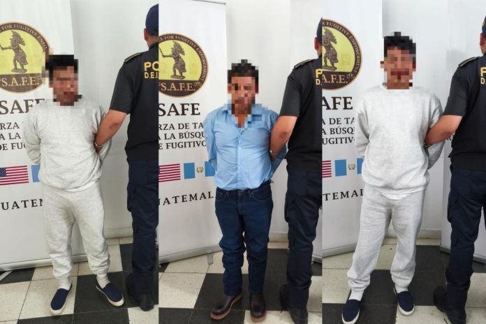 Las autoridades detuvieron a los tres retornados al arribar a Guatemala. Foto: La Hora