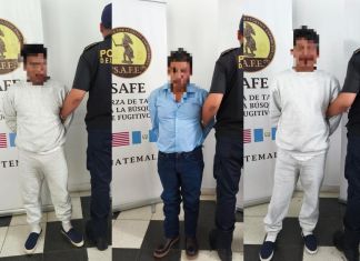 Las autoridades detuvieron a los tres retornados al arribar a Guatemala. Foto: La Hora