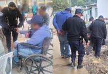 Hombres que fingían discapacidad para pedir dinero en mercado de Quiché son capturados por PNC