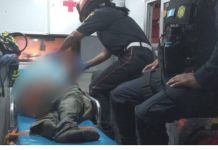 Supuesto ladrón de motoristas es entregado a la PNC por vecinos de Sanarate Presunto asaltante de motoristas fue colgado de un árbol por desconocidos en El Progreso
