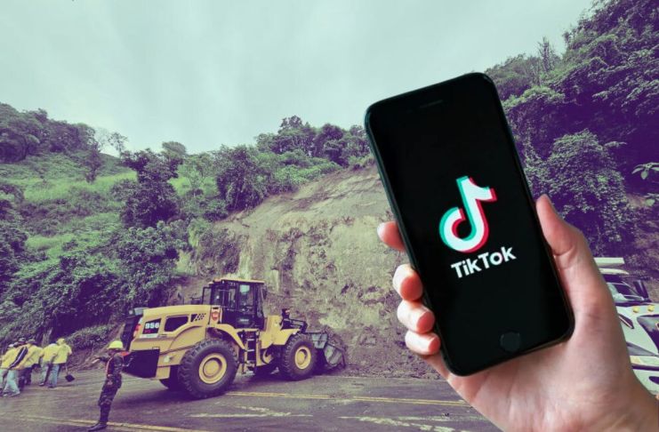 Multas por hacer tiktoks: PMT de Villa Canales sancionará con Q5 mil a quienes graben derrumbes. Foto: La Hora.