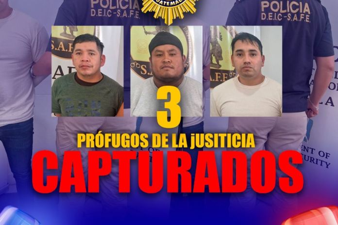 Migrantes guatemaltecos fueron capturados al arribar a Guatemala. Foto La Hora: PNC.