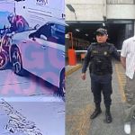 Camioneta embiste violentamente a motorista en zona 9 capitalina