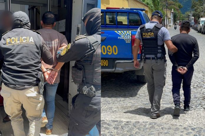 PNC captura a dos maestros señalados de delitos sexuales en la capital y Sacatepéquez