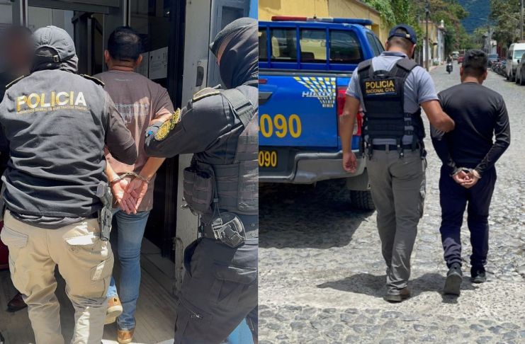 PNC captura a dos maestros señalados de delitos sexuales en la capital y Sacatepéquez