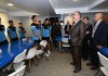 Bernardo Arévalo saluda a la selección de Guatemala horas antes del partido contra la selección de El Salvador. Foto La Hora: Bernardo Arévalo
