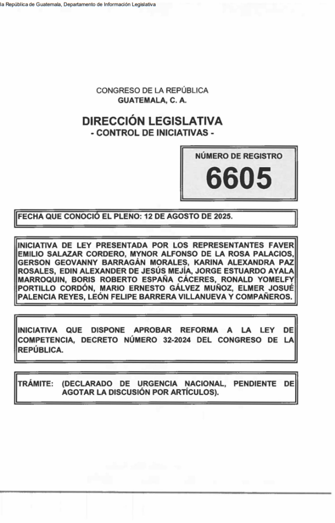 iniciativa 6605