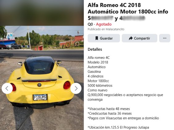 venta en Facebook