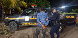 Hombre ataca a exesposa y sobrino con machete y es capturado en flagrancia. Foto La Hora: Policía Nacional Civil (PNC)