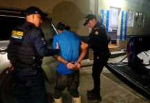 Una de las detenciones se realizó en la aldea El Salitre, municipio de Santa Rosa de Lima. Foto La Hora: PNC