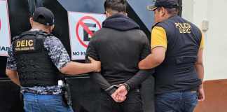 El Juzgado especializado en Femicidio envió a juicio a Kevin Hernández acusado de dar muerte a su expareja con un cuchillo. Foto La Hora: PNC